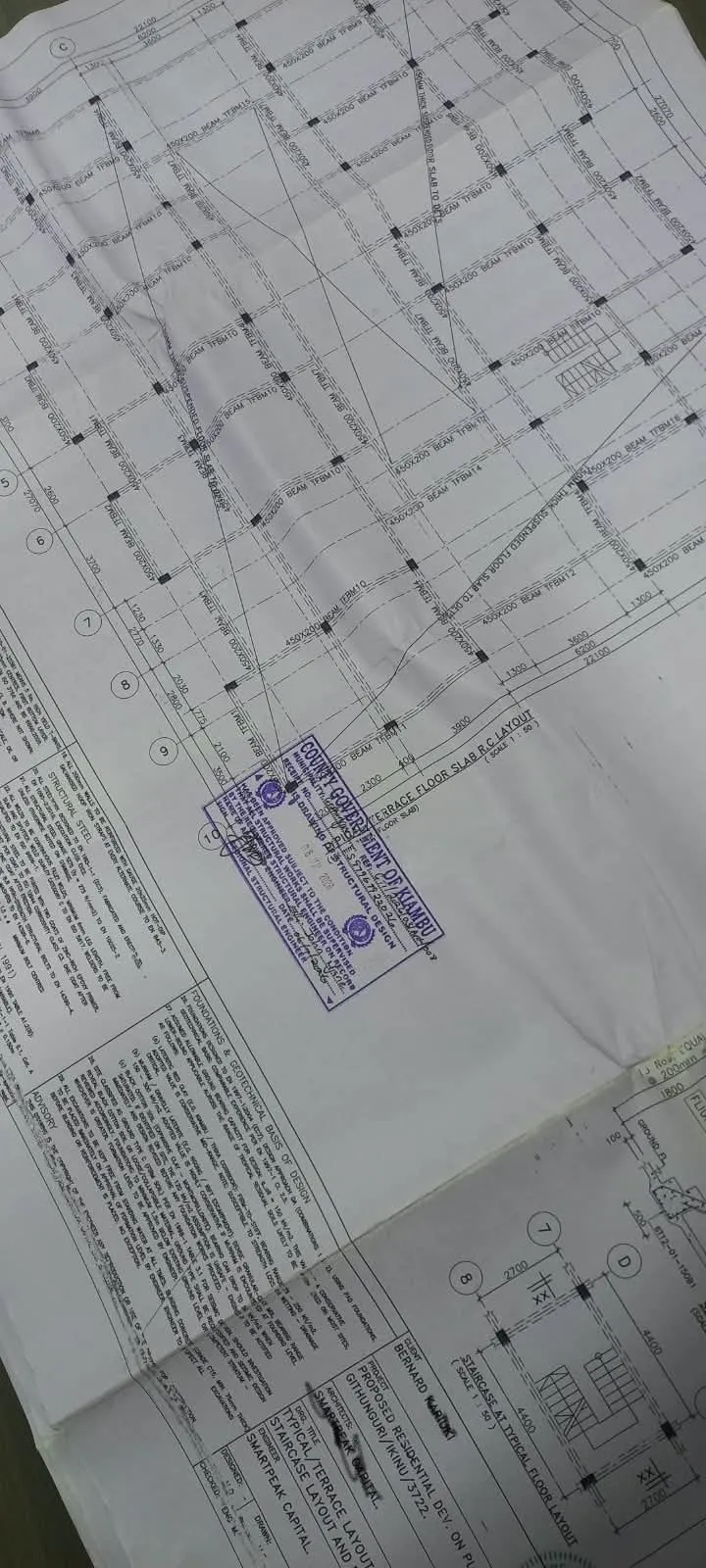 EBK engineer's stamp — Eng. John Njuguna (A3090)